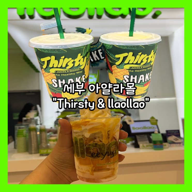  [필리핀 세부] 세부여행 필수 코스 아얄라몰 "llaollao" "썰스티"