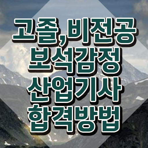  보석감정산업기사 시험응시조건 집에서 온라인으로 반 년만에 준비한 비법