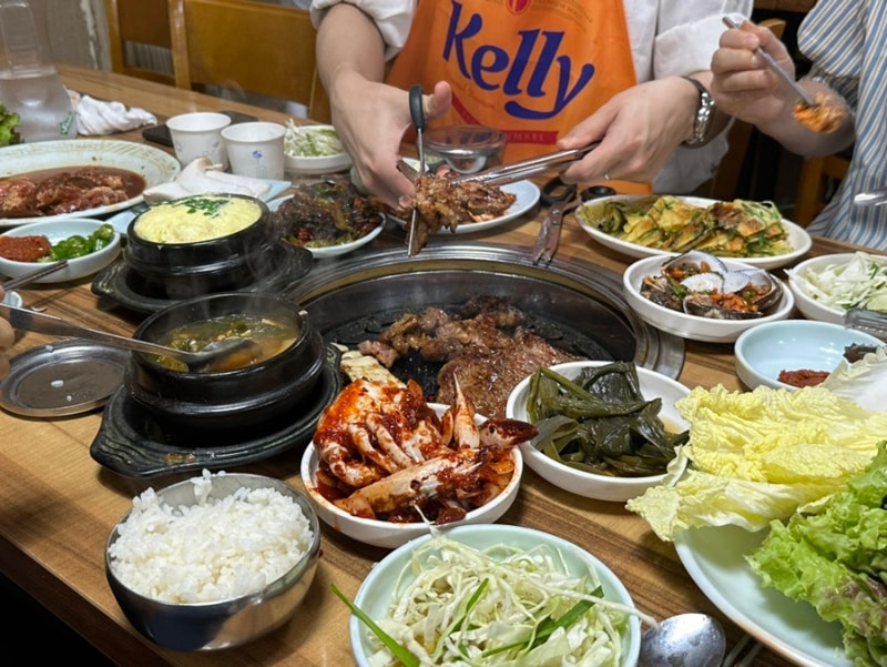 석남동 맛집 밑반찬만으로 난리나는 고깃집 태능숯불갈비