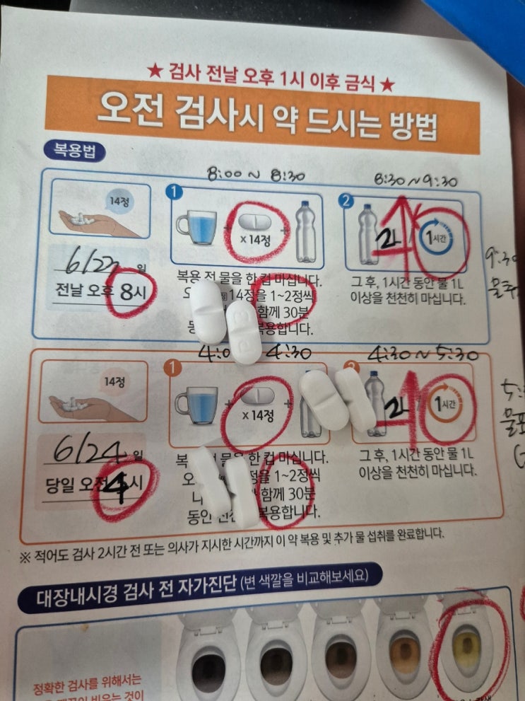  오라팜 대장내시경 약 후기