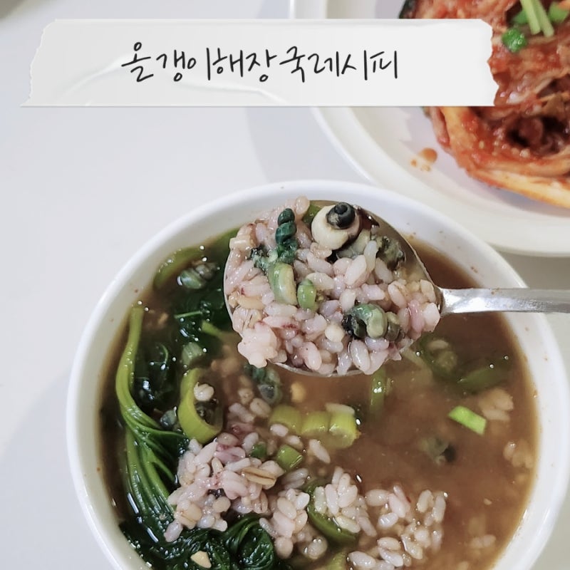 다슬기 올갱이해장국레시피 아욱국 여름제철음식