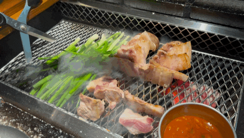  [을지로] 산청숯불가든, 기다림 끝에 고기있나니.. 아빠도 감탄한 특별한 흑돼지구이의 맛