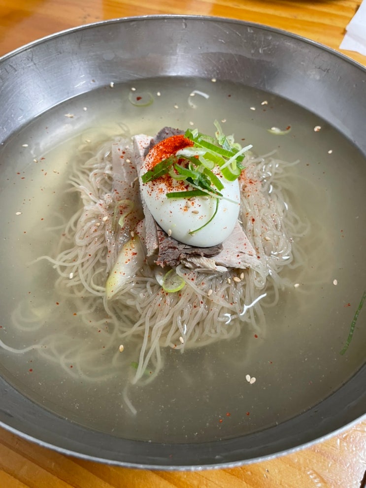  평양냉면 맛집의 원조 근본 정석 의정부 평양면옥 수요미식회 100회 방영