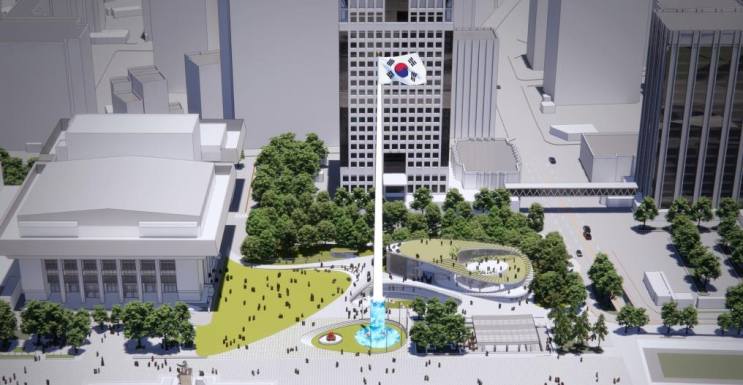 (서울시/<b>오세훈</b>/<b>태극기</b>/<b>광화문</b>/대한민국/상징물/조형물... 