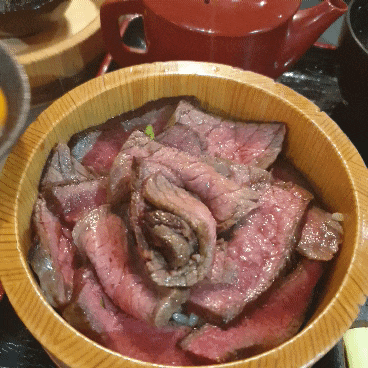  후쿠오카 맛집 - 하카타규 마부시 무사시(MUSASHI)/하카타역 스테이크 덮밥 맛집