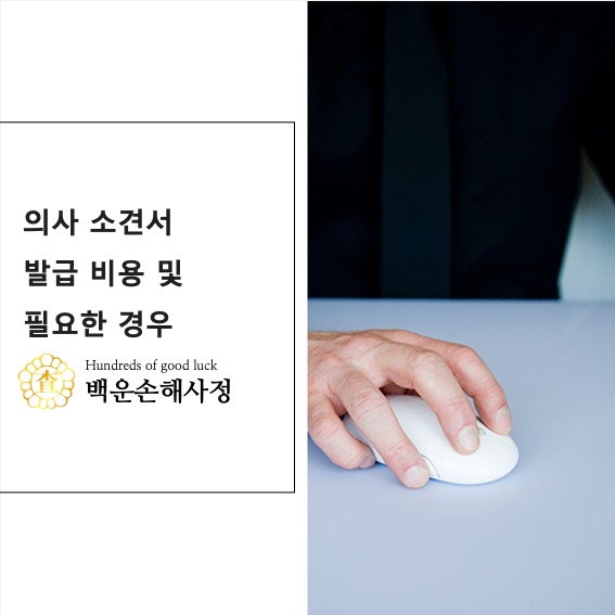  의사 소견서 발급 비용 및 필요한 경우