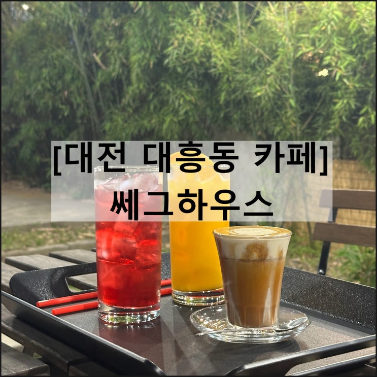  쎄그하우스 | 대전여행 대전카페 대흥동카페 대형카페