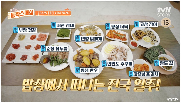  여권들고등짝스매싱 4회 크서방 크리스존슨 tvN 재방송 다시보기 로버트존슨 한국생활 폭풍먹방 한식마니아 노선미 한상차림 가족 한국나들이 미네소타리치그랜파 매운맛혈투