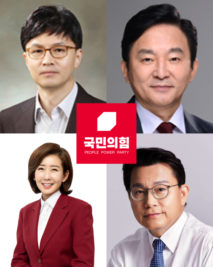 (내맘대로) 비교 분석_<b>한동훈</b> vs <b>원희룡</b> vs 나경원 vs <b>윤상현</b>