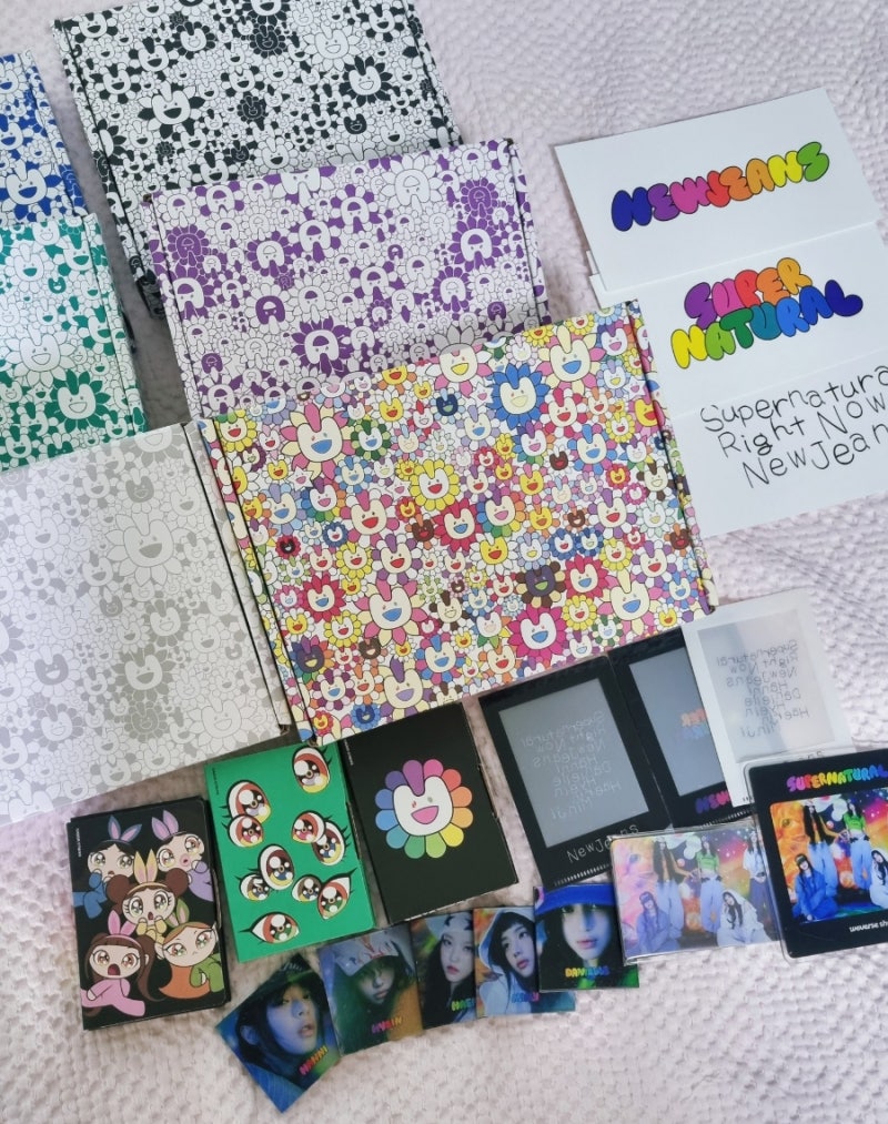 [NewJeans] I Bought All 'Supernatural' NJ X MURAKAMI Albums!