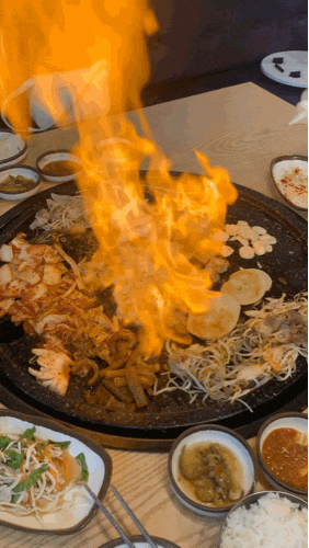  청주 율량동 삼겹살 찐맛집 마루벌돌구이
