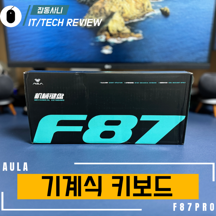  2만 원에 다시 구입한 AULA F87 Pro 독거미 기계식 키보드 리뷰