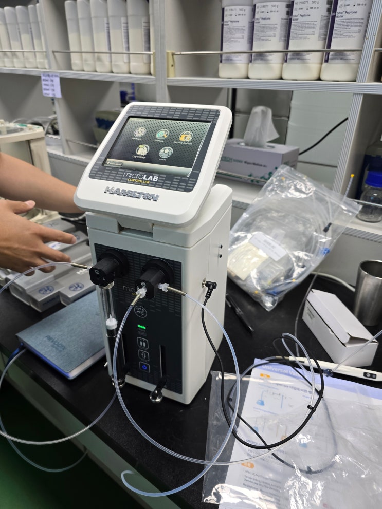  [Hamilton]Microlab 600 Basic Dual Syringe 데모 사용기