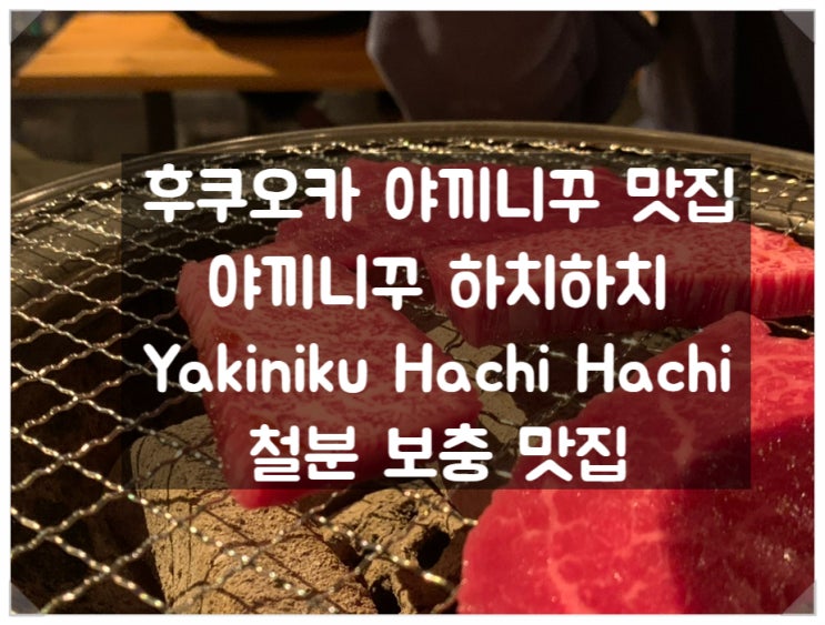  후쿠오카 하카타 88야끼니쿠 하치하치 (Hachi Hachi) 철분 보충 맛집