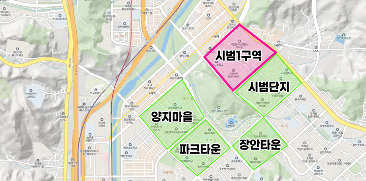  [금동하] 1기 신도시 분당 선도지구 최근현황, 통합재건축 총정리