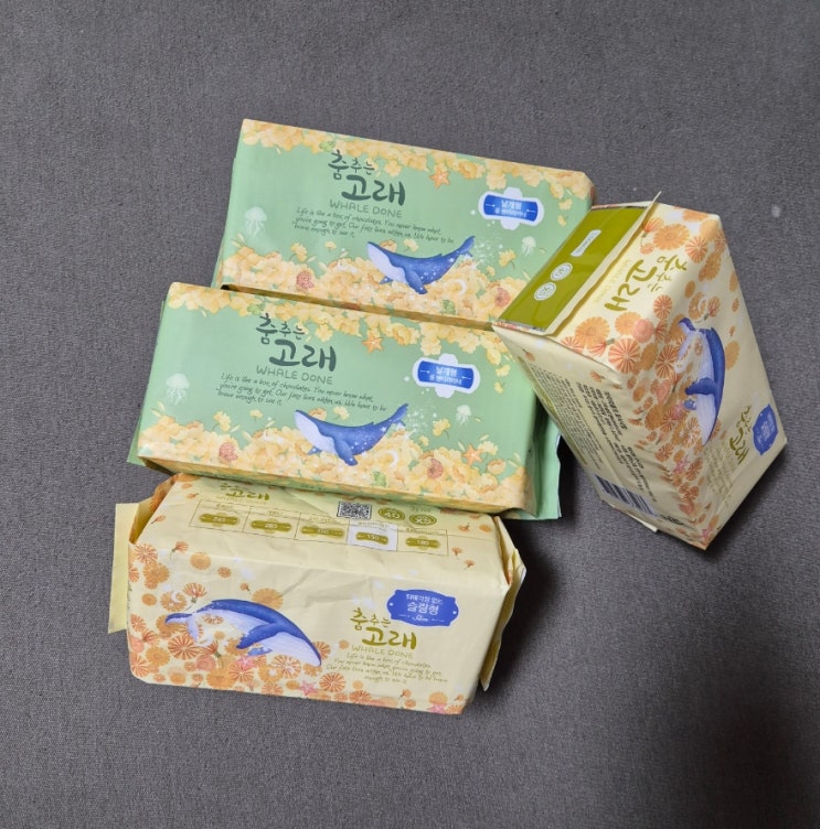 여름철 필수 아이템, 춤추는 고래 생리대 팬티라이너(롱/슬림) 후기 여름철 필수 아이템, 춤추는 고래 생리대 팬티라이너(롱/슬림) 후기