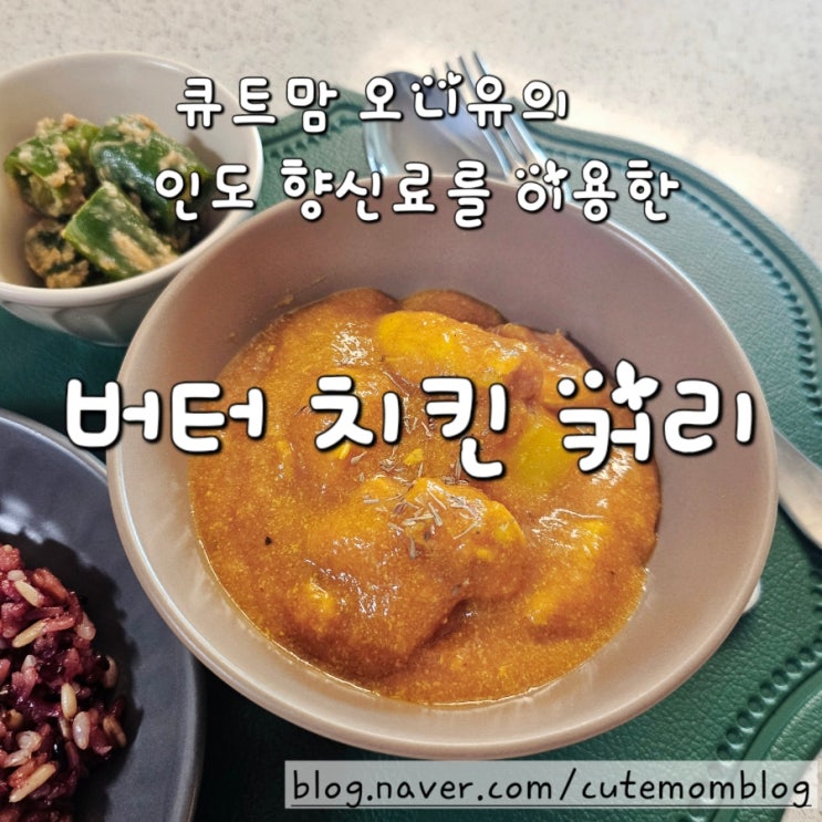  버터 치킨 커리 만들기 레시피 홈메이드 인도 커리