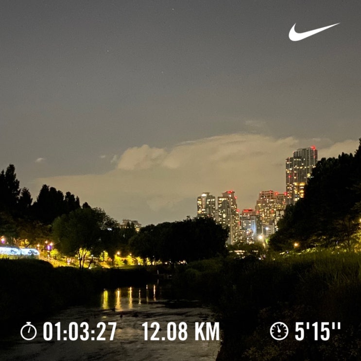  러닝로그_240624 이번 달 최장거리가 12km라니