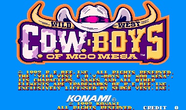  오락실 게임 기판 카우보이 Wild West Cow boys of Moo Mesa