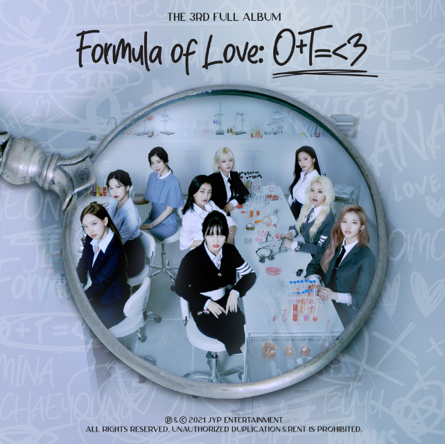  TWICE의 정규 3집 <Formula of Love: O+T=<3>의 1번 트랙이자 타이틀 곡 '트와이스-SCIENTIST' 가사&응원법