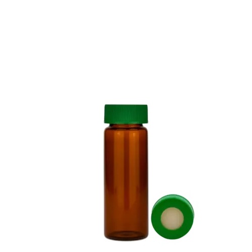  [유리초자] 30 ml 엠버 셉텀 샘플 바이알 & 스크류 캡 30 ml Amber Septum Vial & Screw cap