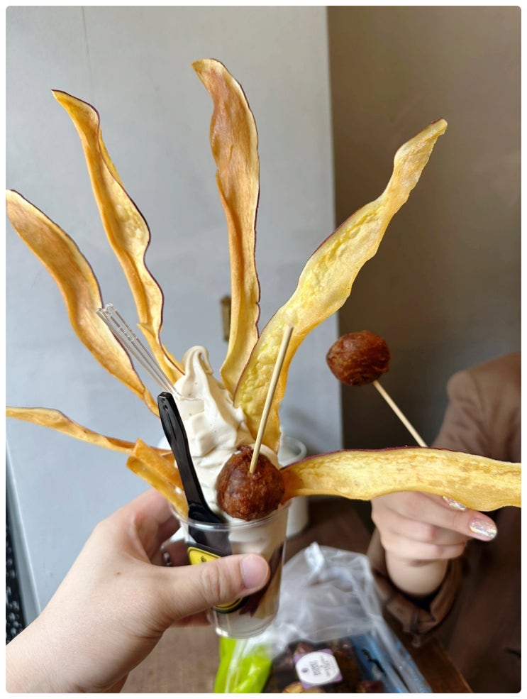  후쿠오카 텐진역 근처 꿀고구마 파르페 디저트 카페 끝판왕, 마츠이모타임 89in (Mitsuimo time 89in) 방문 후기
