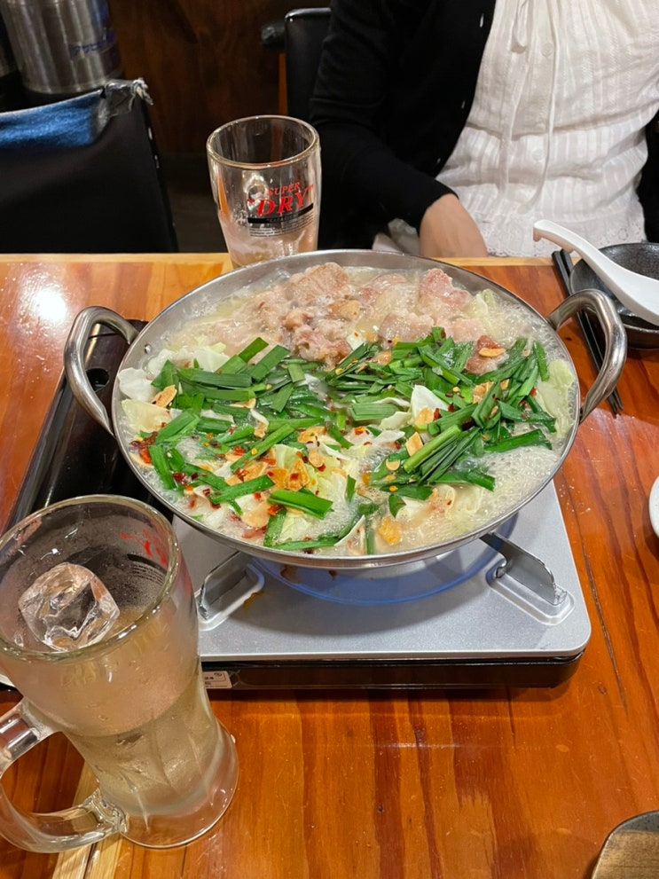  후쿠오카 현지분위기 개쩌는 모츠나베 맛집 이자카야 추천 '나카무라야'
