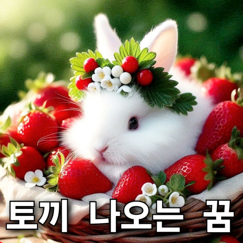 토끼 나오는 꿈해몽 태몽 대백과 사전