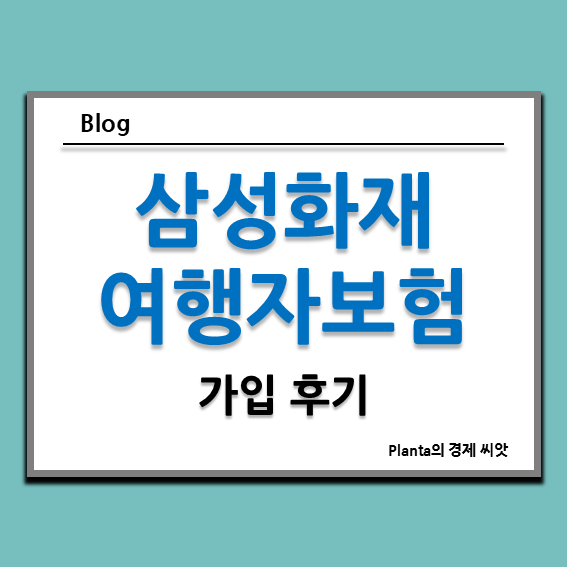  삼성화재 다이렉트 여행자 보험 가입 후기
