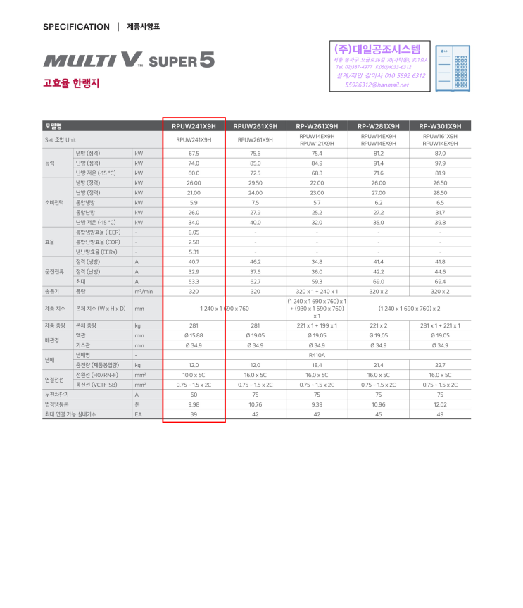  RPUW241X9H