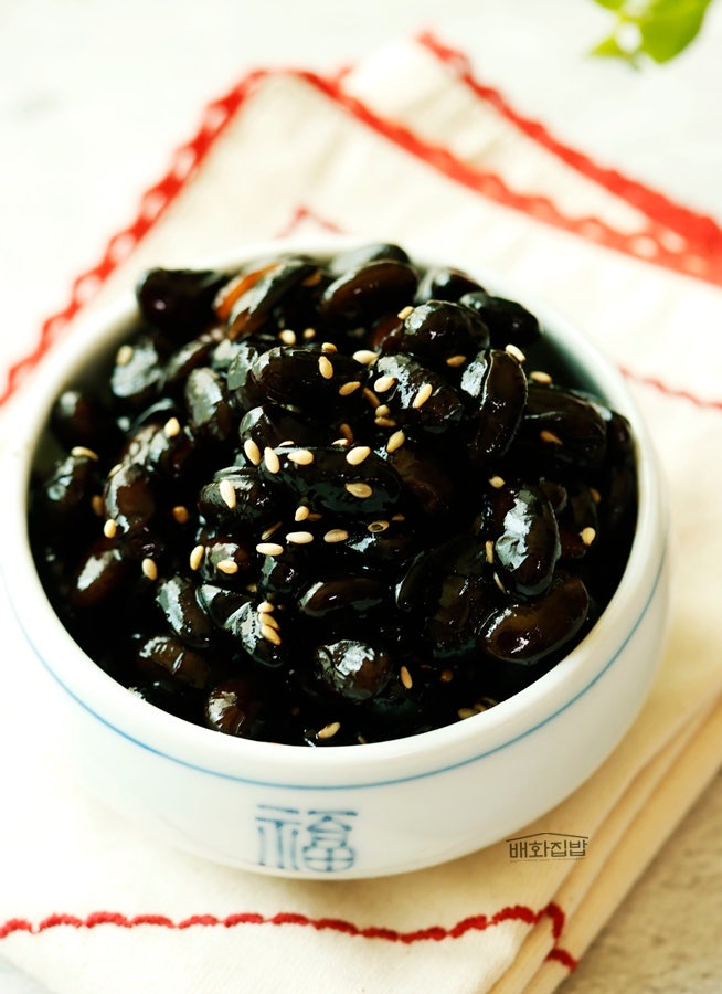 백종원 콩자반 만들기 검정 콩조림 콩장 만드는법