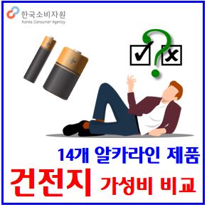  알카라인 건전지 가성비 (ft. 한국소비자원) : , 종류, 사이즈, 수명성능비교, 지속시간, 충전식, 리튬이온, 다이소, 듀라셀, 벡셀, 에너자이저, lr036, 시험평가