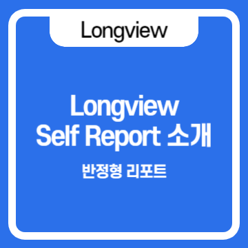 Longview Self Report 소개 : 다양한 관점에서 데이터 분석이 가능한 사용자 친화적인 반정형 리포트