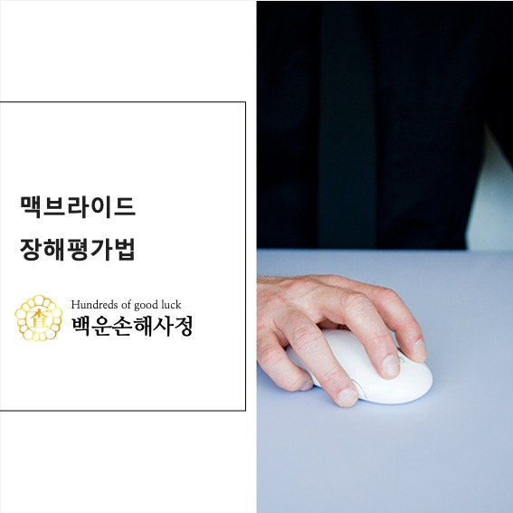  맥브라이드장해평가법 알아보기 [자동차보험 장해평가법]