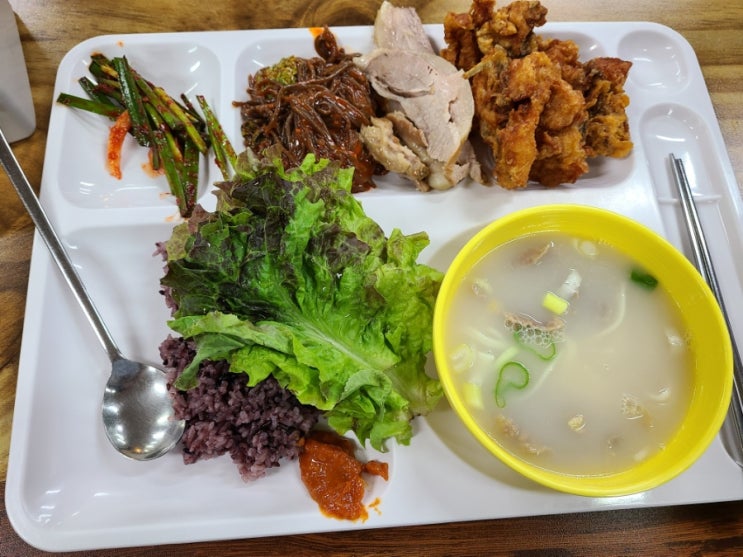  이직한 곳 한식뷔폐 점심