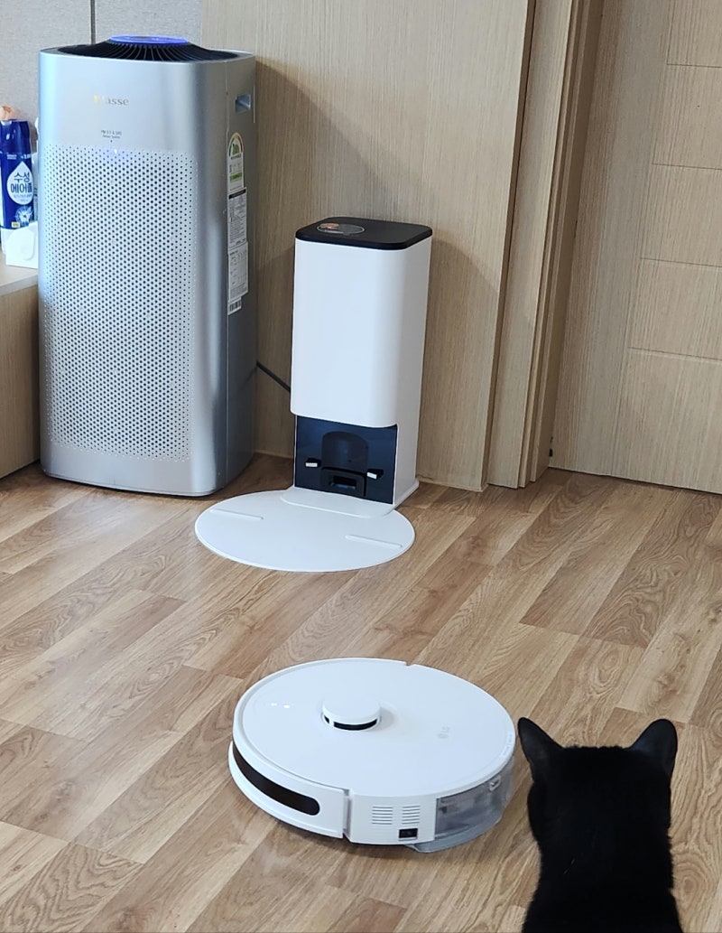 lg 로봇청소기 코드제로 물걸레 가능한 엘지 R5 찐 사용 후기