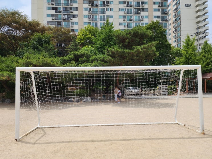  [날개스포츠] 서울명원초교 축구골망 교체, 축구골대그물망 교체 작업