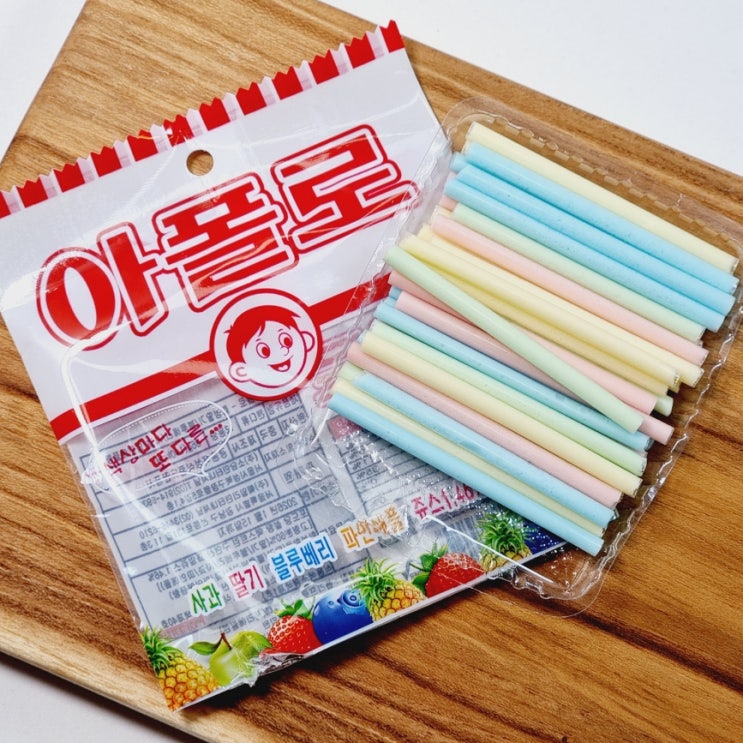  아폴로 옛날 추억의 과자 불량식품 칼로리 리뷰