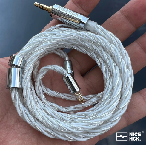  NiceHCK DeepSnow 이어폰 업그레이드 IEM 케이블, MMCX, 0.78 2Pin, QDC, Conch Nova F1 Pro용