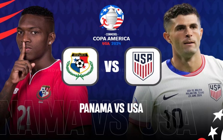 파나마 미국 축구 <b>코파아메리카</b> 2024 B조 2차전 프리뷰 (USA)