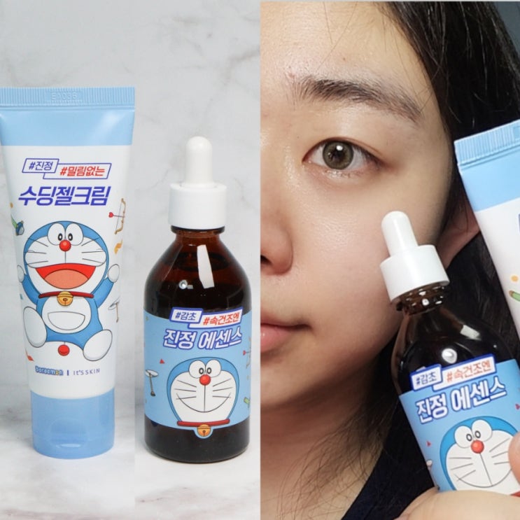  잇츠스킨 도라에몽 콜라보, 감초줄렌이펙터 감초줄렌수딩젤크림 후기, 구매 혜택, 수부지 추천