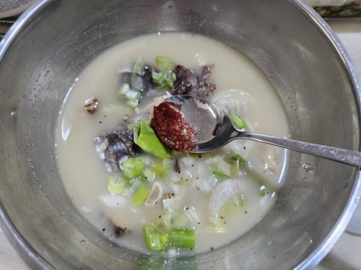  집에서 돼지국밥 순대국밥 만들어먹기