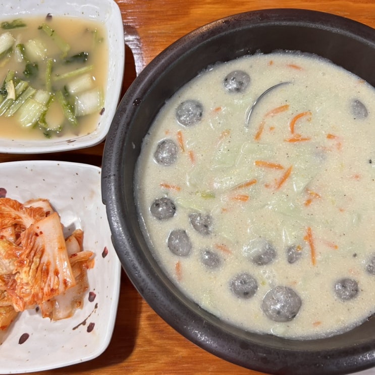  들깨감자옹심이 수원맛집 소담골