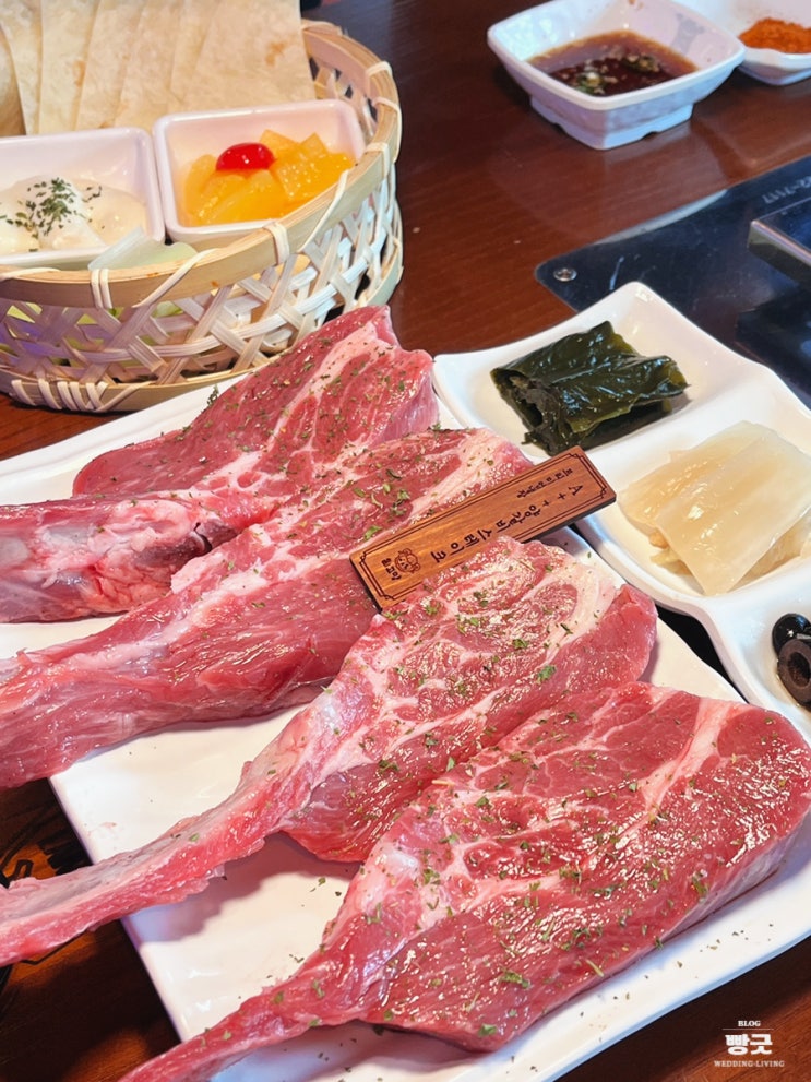  양주 옥정동 R6 맛집, 양꼬치 양갈비 스테이크 무한리필 최고양