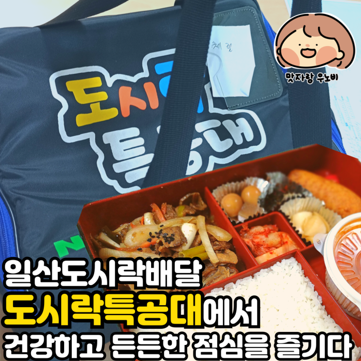  일산도시락배달, 도시락특공대에서  건강하고 든든한 점심을 즐기다