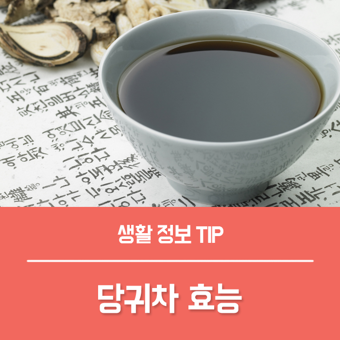  당귀차 효능 부작용, 당귀 효능 알아보세요~