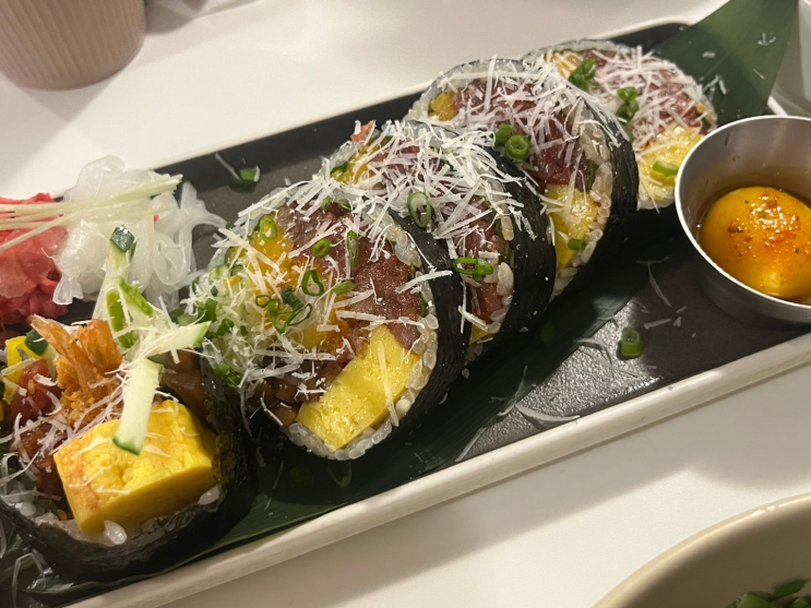  홍대/연남 후토마끼 맛집 마제소바와 파스타 돈까스까지 파는 초이다이닝 웨이팅 단체 내돈내산