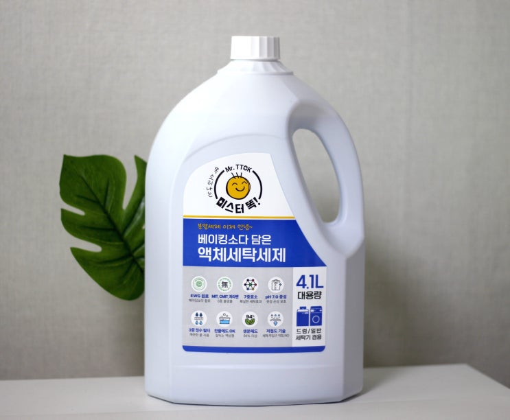 <b>베이킹소다</b> <b>세제</b> 추천 미스터똑 <b>베이킹소다</b> 액체<b>세탁세제</b>... 