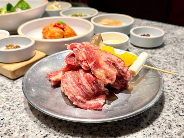  석촌역 맛집 양념소갈비가 맛있는 송파 헬리오시티고기집 우진각