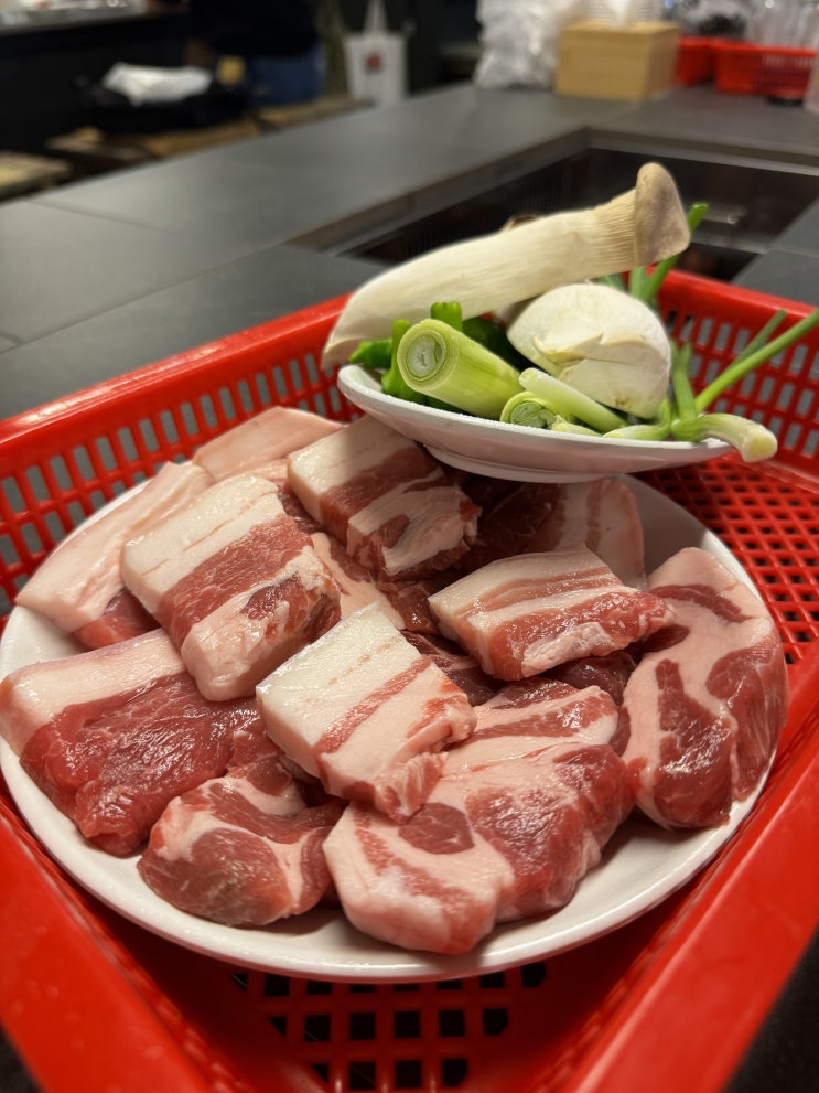  잠실 흑돼지 맛집 문백숯불장인 솔직 후기